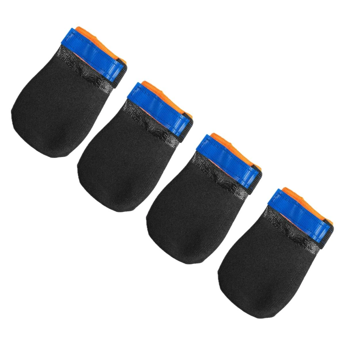 Черевики для собак Protector bootie Non-stop dogwear Чорний/Помаранчевий M