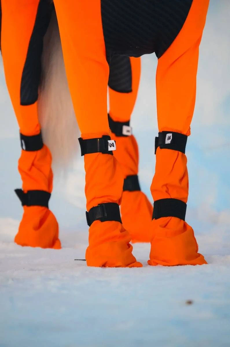 Високі черевики для собак Contact bootie high Non-stop dogwear Помаранчевий S