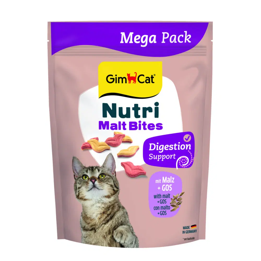 Вітаміни GimCat Nutri Malt Bites для котів для виведення шерсті зі шлунку 40 г