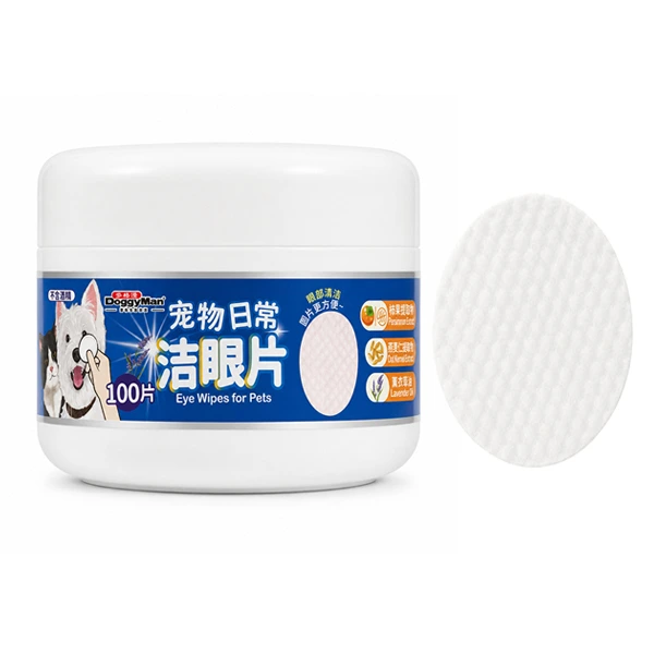 DoggyMan Eye Wipes ДОГГІМЕН СЕРВЕТКИ ДЛЯ ОЧЕЙ вологі для собак і котів, 100од.