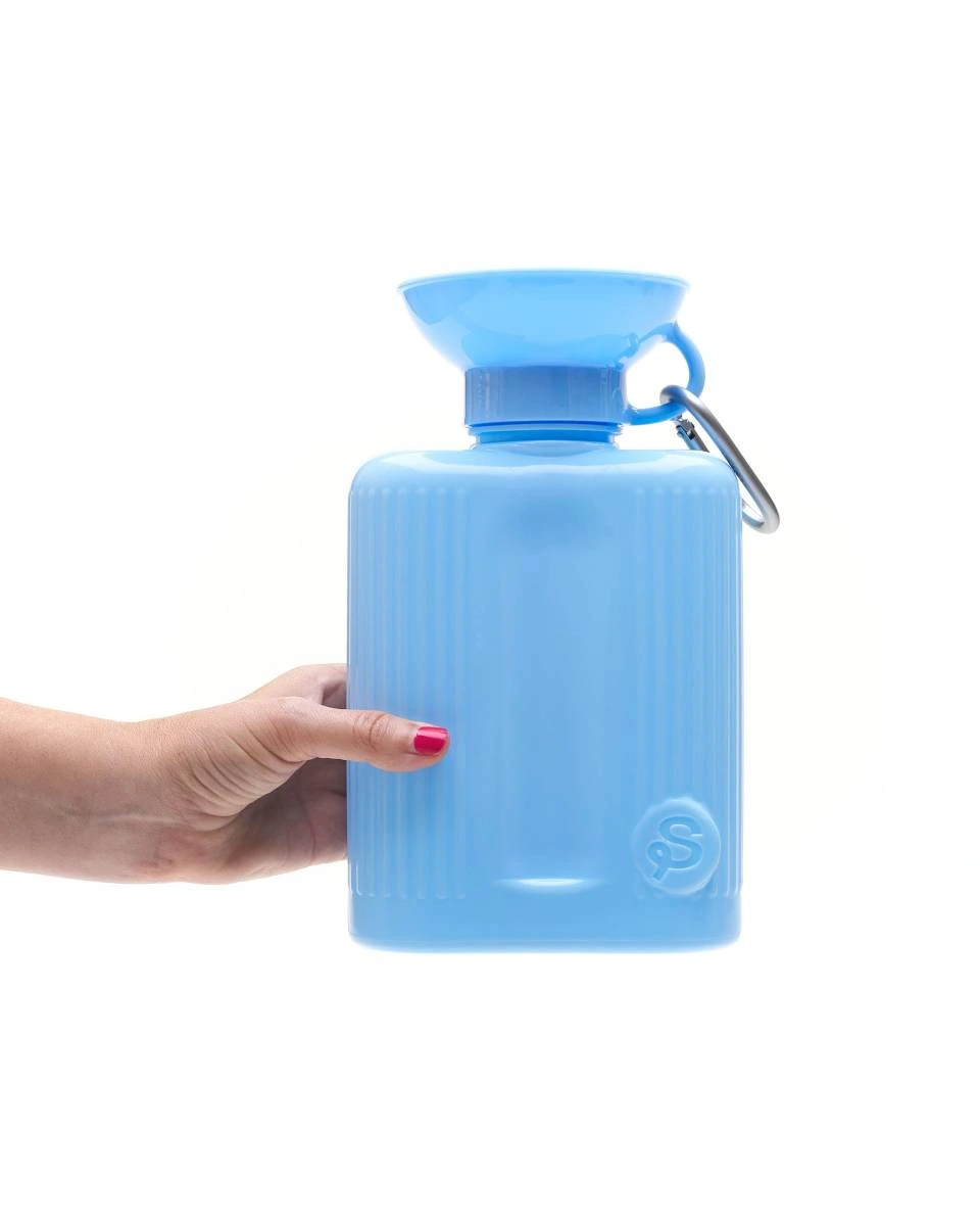 Бутылка-поилка для собак Growler Springland Голубой 1,3 л
