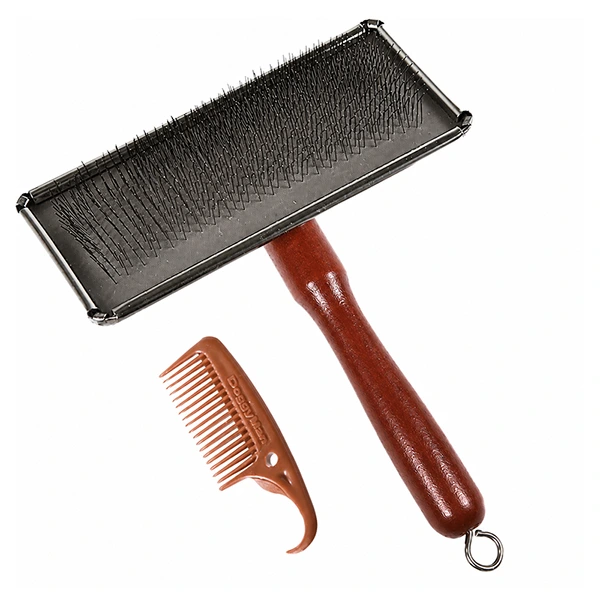 DoggyMan NSD Slicker Brush ДОГГІМЕН СЛІКЕР ПУХОДЕРКА з гребінцем для собак