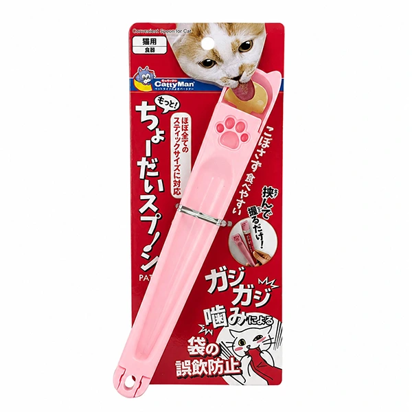 CattyMan Convenient Spoon КЕТТІМЕН ЛОЖКА для рідких ласощів у стіках для котів