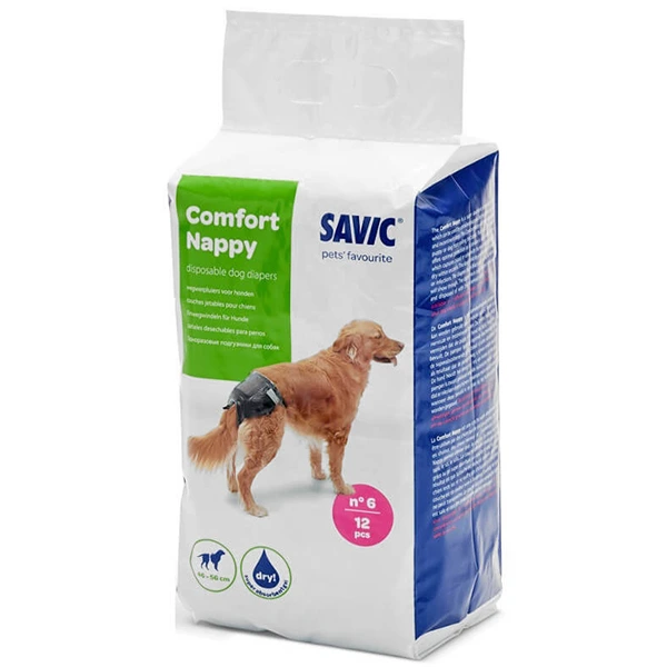 Підгузки для собак Savic Comfort Nappy, T6, 46 - 56 см