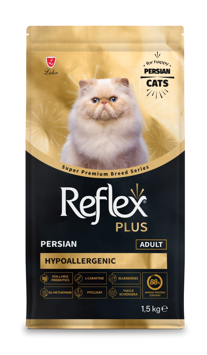 Reflex Plus повноцінний та збалансований сухий корм для котів породи перська 1,5 кг