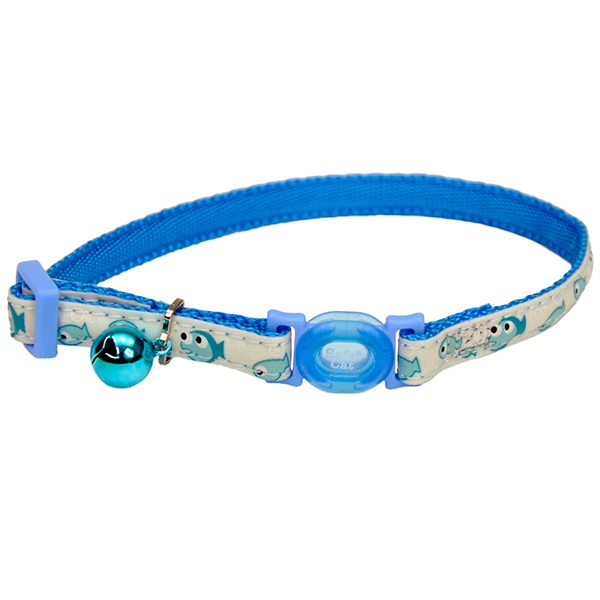 Нашийник для котів Coastal Fashion Safe Cat Collar, Блакитна рибка