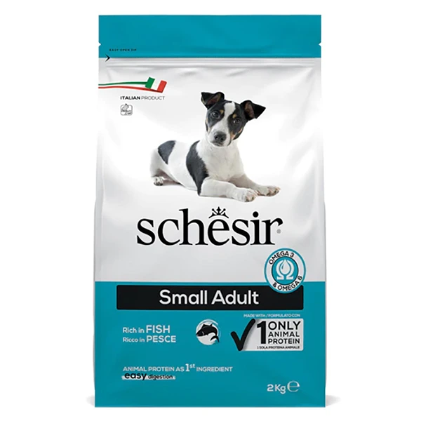 Корм для собак Schesir Dog Small Adult, Риба, 2 кг