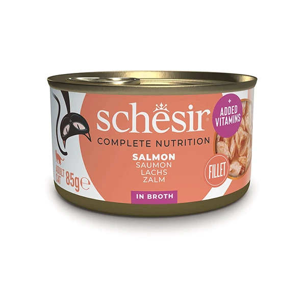Корм для котів Schesir Salmon, Лосось в бульйоні