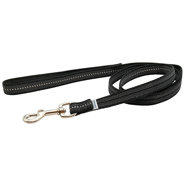 Повідець для собак Sprenger Rubberized Leash with Handle, прогумований, з ручкою, чорний, 2 см х 120 см