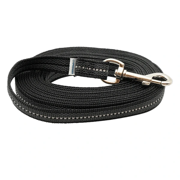 Повідець для собак Sprenger Rubberized Leash with Handle, чорний
