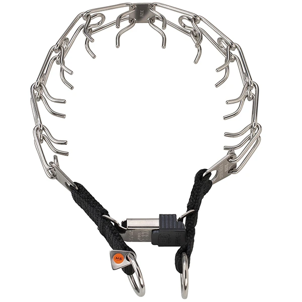 Строгий нашийник для собак Sprenger Ultra-Plus Training Collar, 2 кільця і замок ClicLock, неіржавна сталь