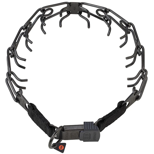Нашийник для собак Sprenger Ultra-Plus Training Collar, замок ClicLock, воронована неіржавна сталь