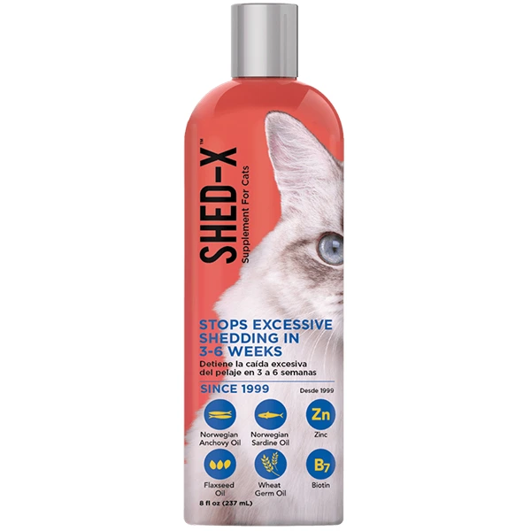 Добавка для котів SynergyLabs Shed-X Cat, проти линьки, 237 мл