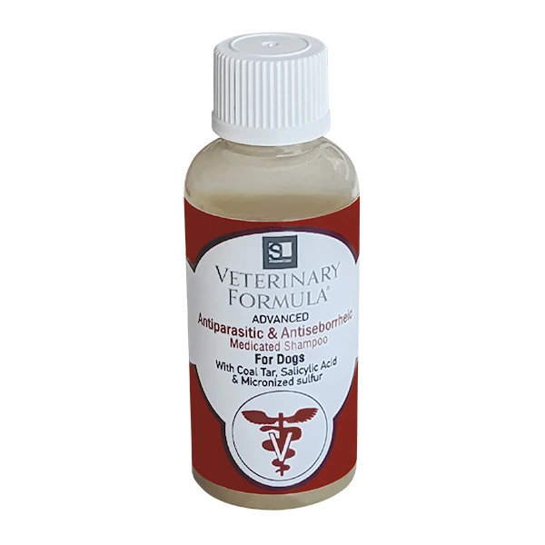 Шампунь для собак Veterinary Formula Clinical Care Antiparasitic & Antiseborrheic, з дьогтем, сіркою, саліциловою кислотою