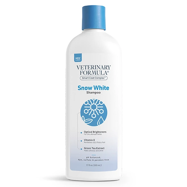 Шампунь для собак і котів Veterinary Formula Smart Coat Complex Snow White Shampoo, для світлої шерсті