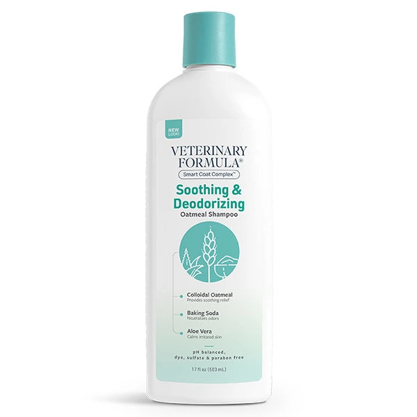 Шампунь для собак і котів Veterinary Formula Smart Coat Complex Soothing & Deodorizing Oatmeal, 503 мл