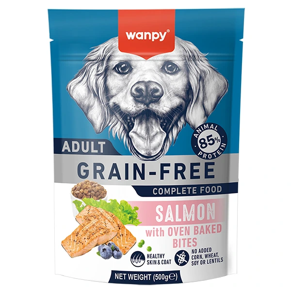 Корм для собак Wanpy Adult Dog Grain Free, Лосось 0.5кг
