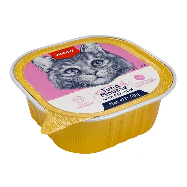 Консерви для котів Wanpy Tuna&Salmon, Тунець та лосось, мус