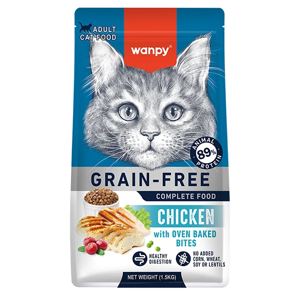 Сухий корм для котів Wanpy Adult Cat Grain Free Chicken, Курка, 1.5 кг