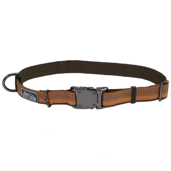 Нашийник для собак Coastal K9 Explorer Collar, світловідбивний, Полум’я