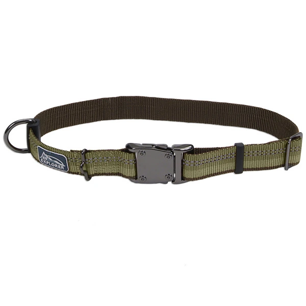 Нашийник для собак Coastal K9 Explorer Collar, світловідбивний, Папороть
