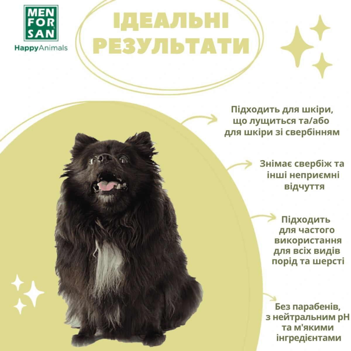 Шампунь для собак MENFORSAN, з маслом чайного дерева