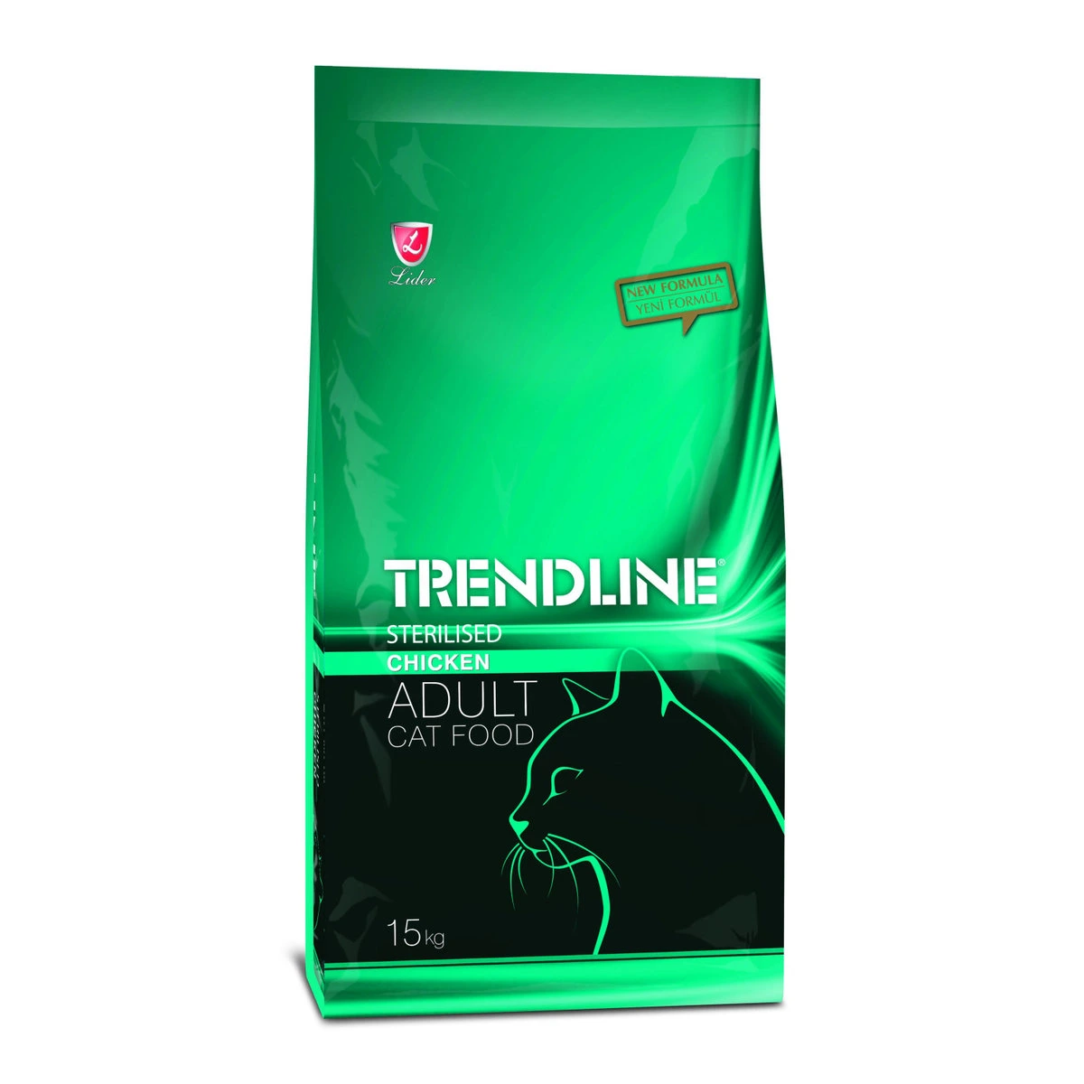Корм для котів Trendline для стерилізованих кішок, Курка, 15 кг