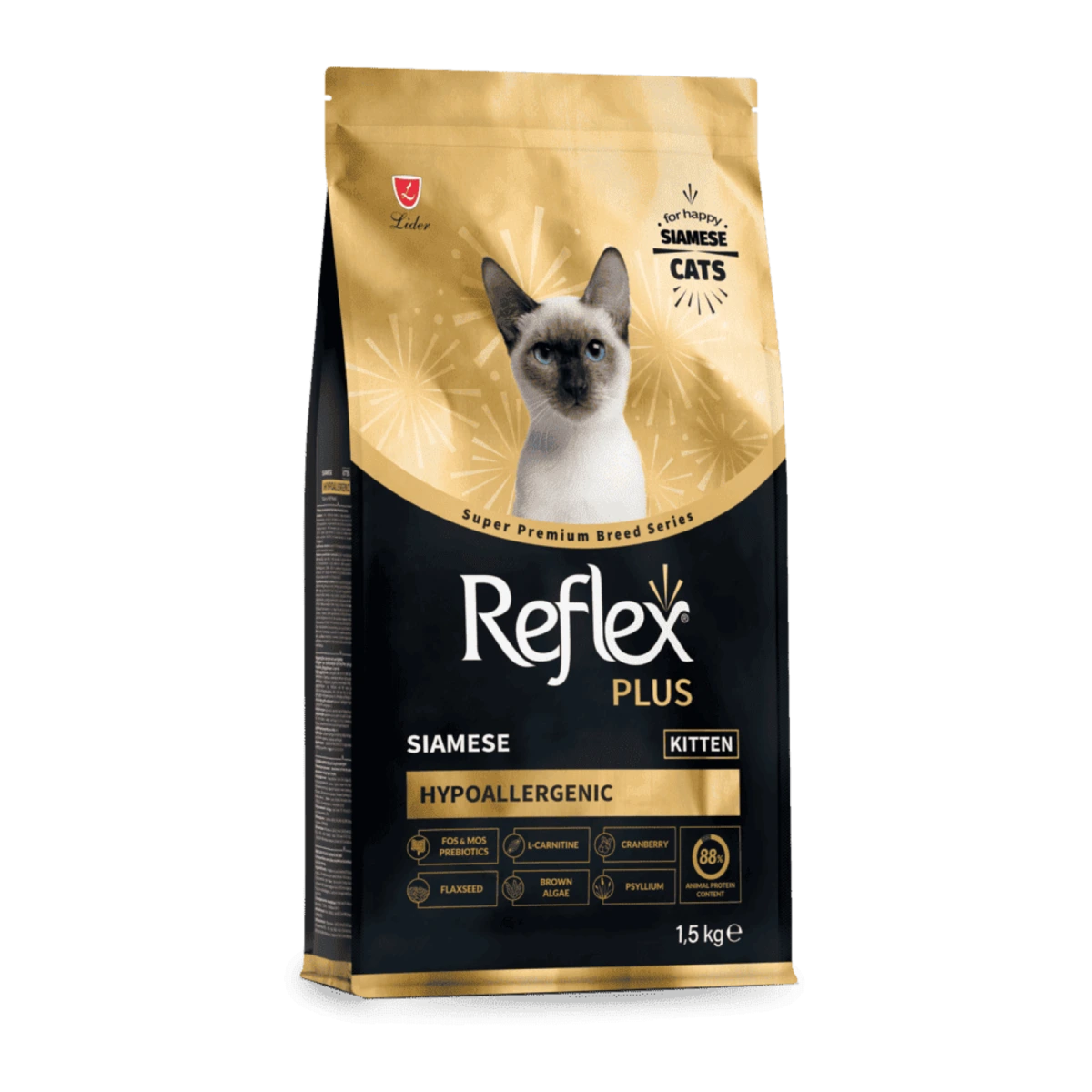 Сухий корм для кошенят Reflex Plus для сіамських, 1.5 кг