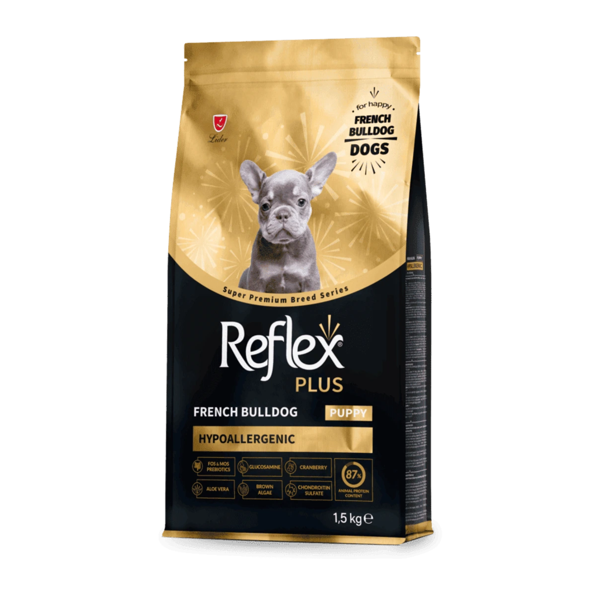 Корм для цуценят Reflex Plus, Французький бульдог, 1,5 кг