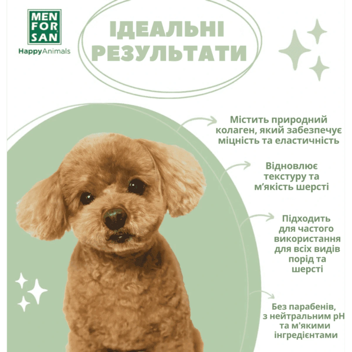 Шампунь для собак MENFORSAN, Зволожуючий
