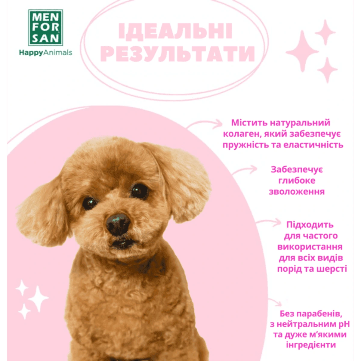 Шампунь-кондиціонер для собак MENFORSAN, 50 мл