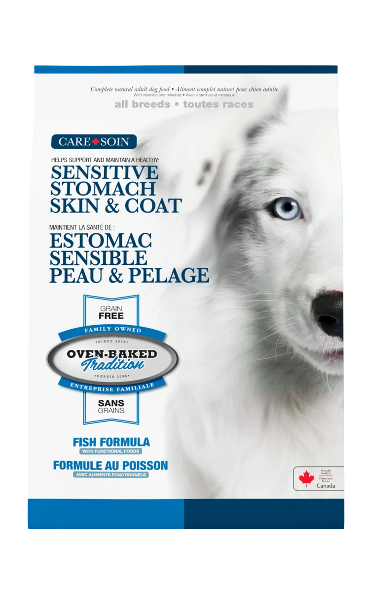 Корм для собак Oven-Baked Tradition Skin & Stomach, з рибою, 9,07 кг