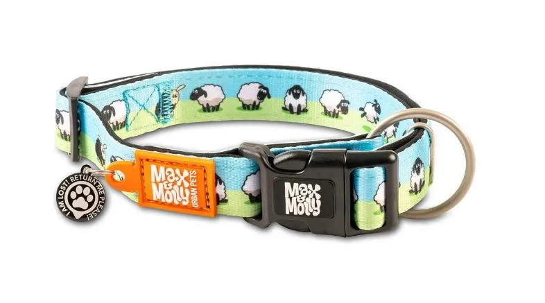 Нашийник для собак Чорна вівця Smart ID Collar - Black Sheep/S