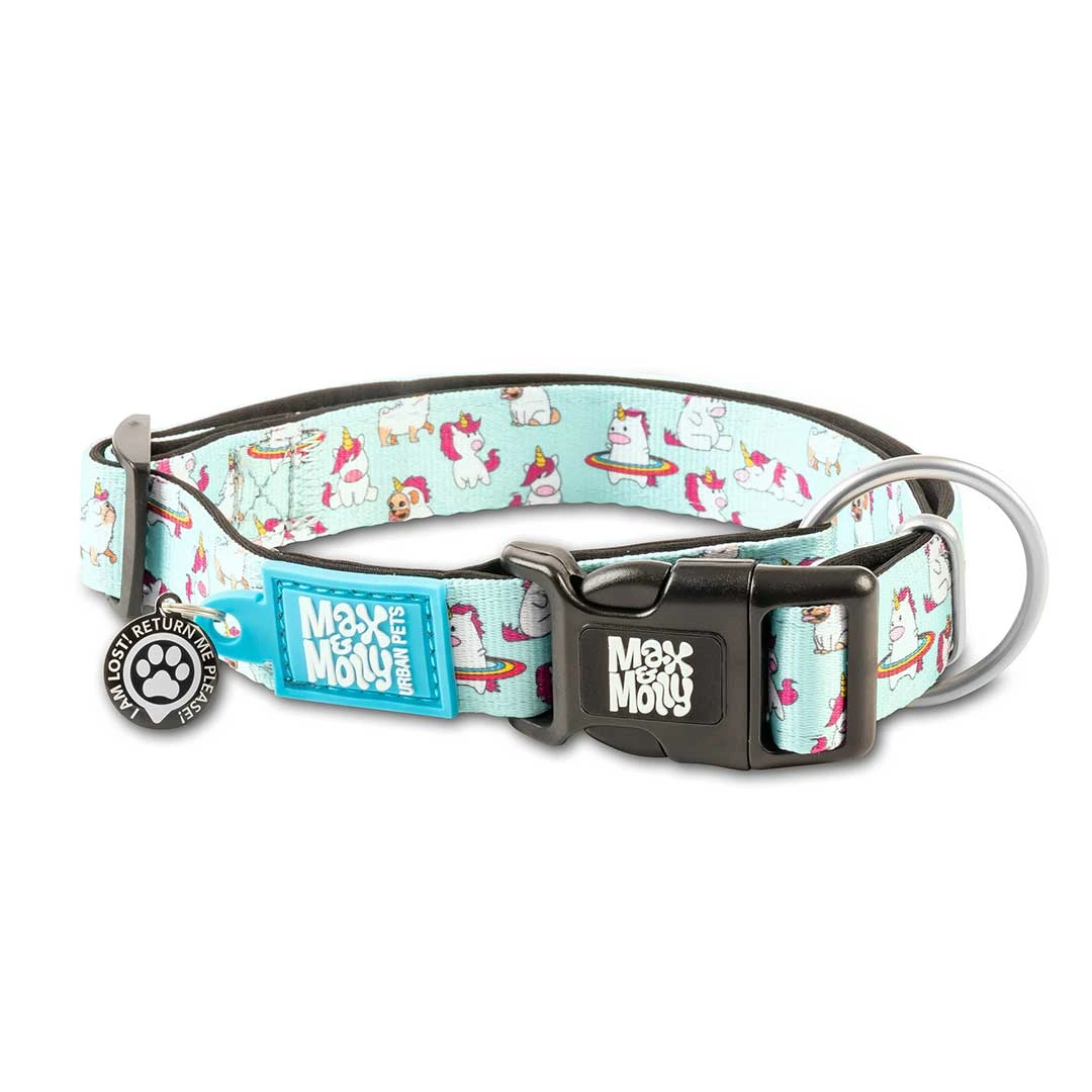Нашийник смарт для собак Єдиноріжки Smart ID Collar - Unicorn/L