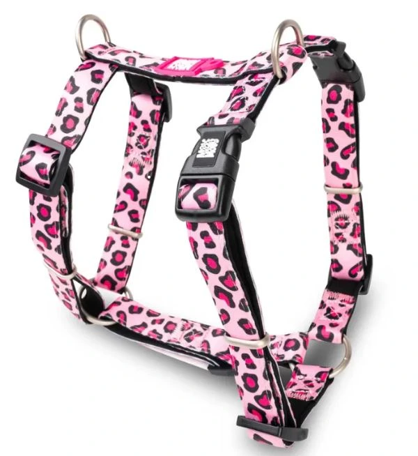 Шлея для собак Max & Molly H-Harness, Рожевий леопард, розмір S