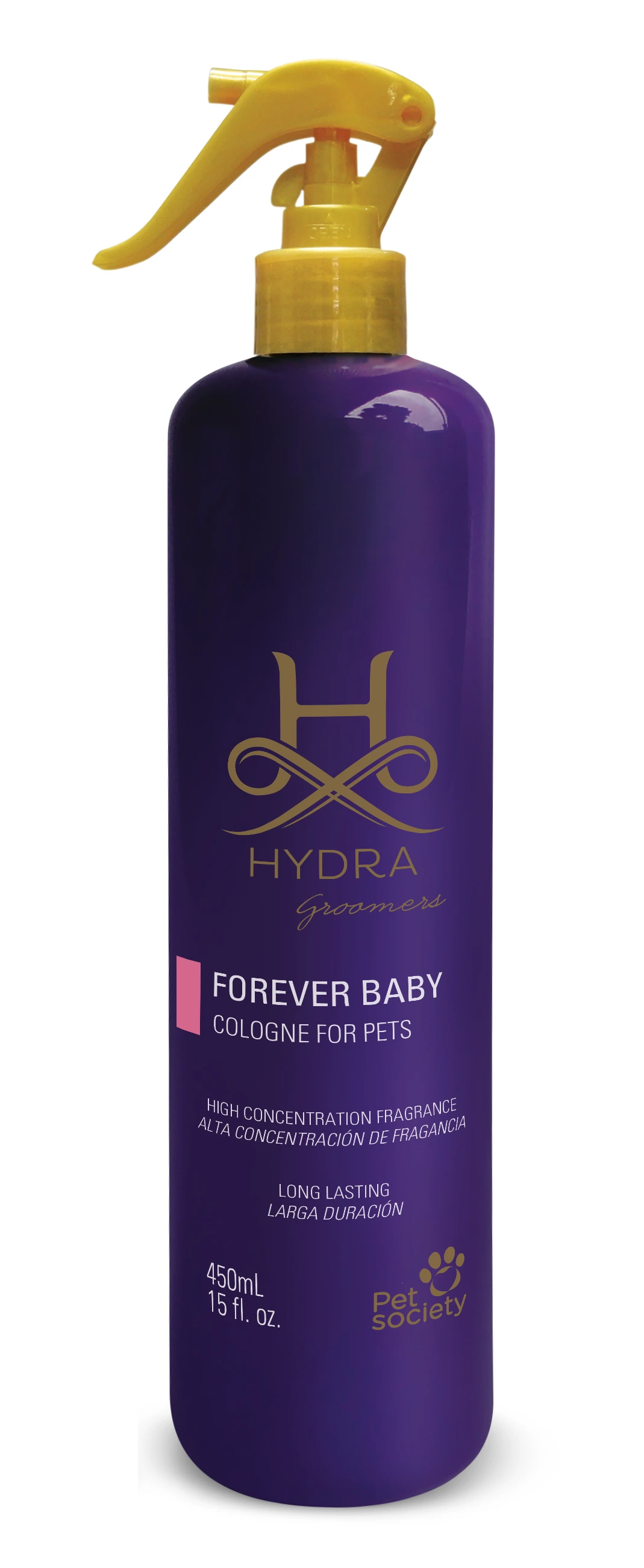 Парфуми для собак та котів Hydra Groomers Cologne Forever Baby, квітковий аромат, 450 мл