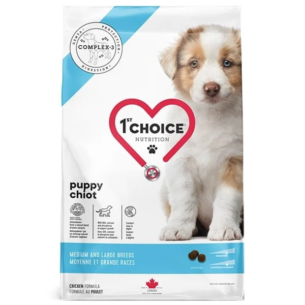 Корм для цуценят 1st Choice Puppy Medium and Large, для середніх і великих порід, 2 кг