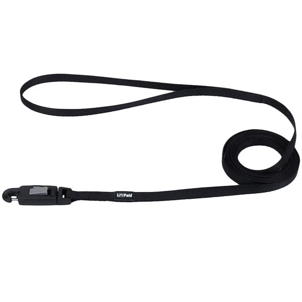Повідець для собак Coastal Li`l Pals Nylon, Чорний, 0.8 см х 1.8 м