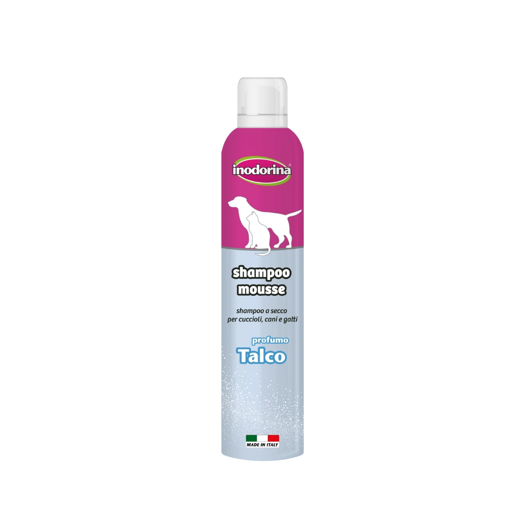 Шампунь-мус для собак та котів Inodorina Shampoo Mousse, Тальк