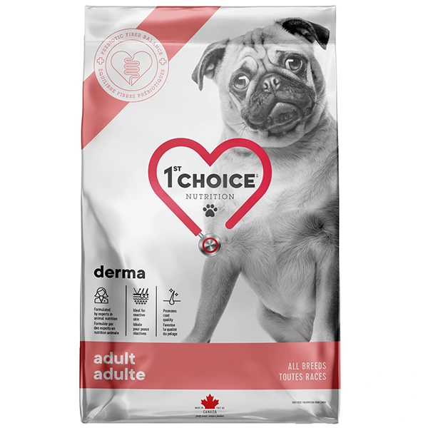 Корм для собак 1st Choice Adult Derma, для всіх порід, 12 кг