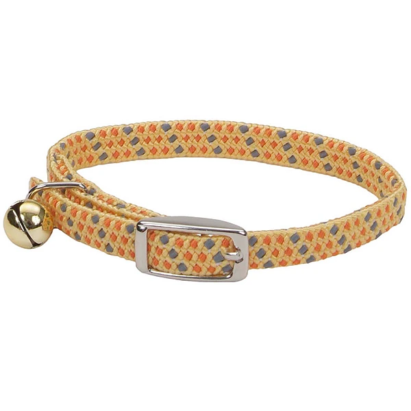 Нашийник для котів Coastal Li`l Pals Reflective Kitten Collar, світловідбивний, Жовтий