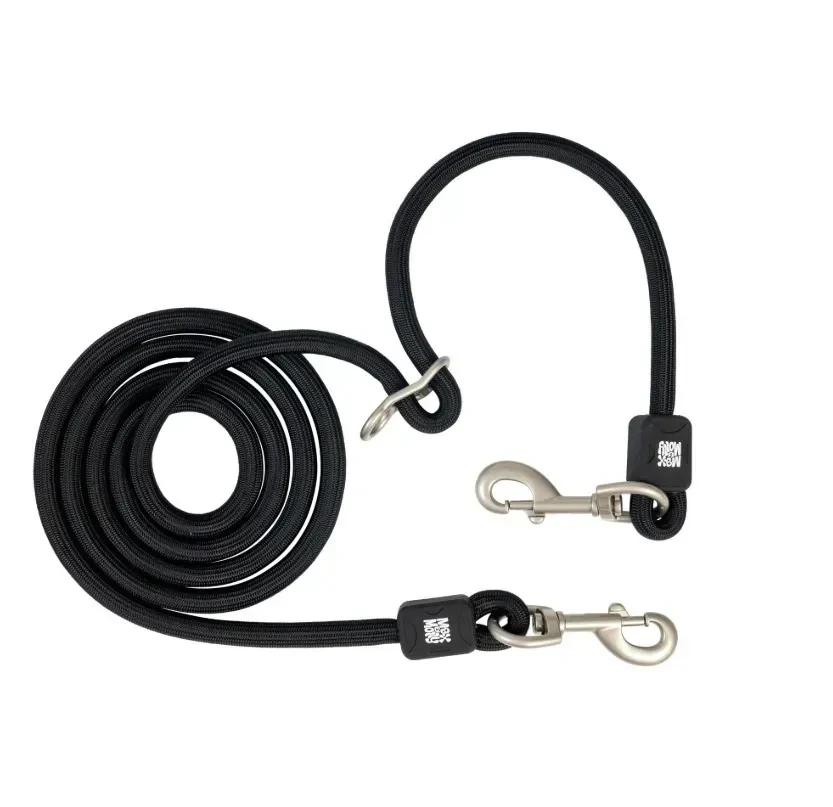 Повідець для собак Max & Molly Rope Leash Matrix 2.0, чорний, розмір M-L