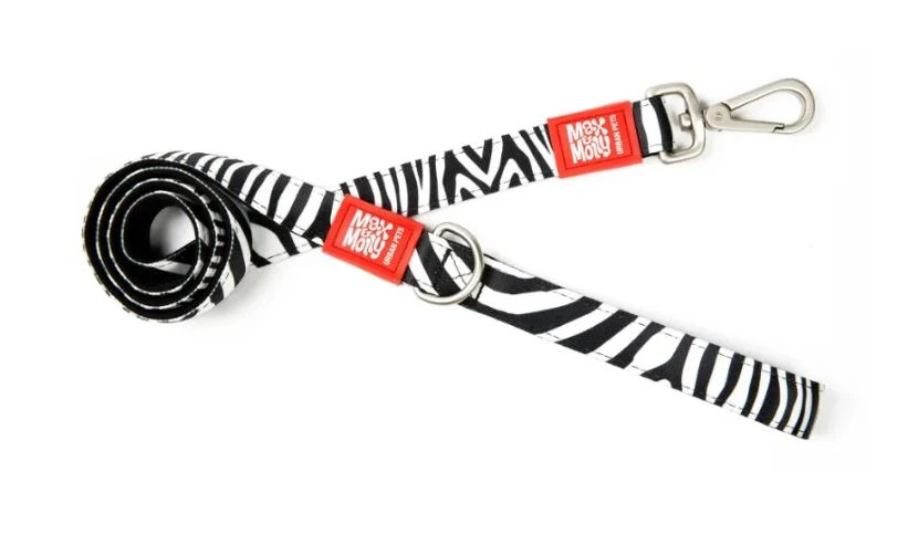 Повідець Max & Molly Short Leash, Зебра, розмір M
