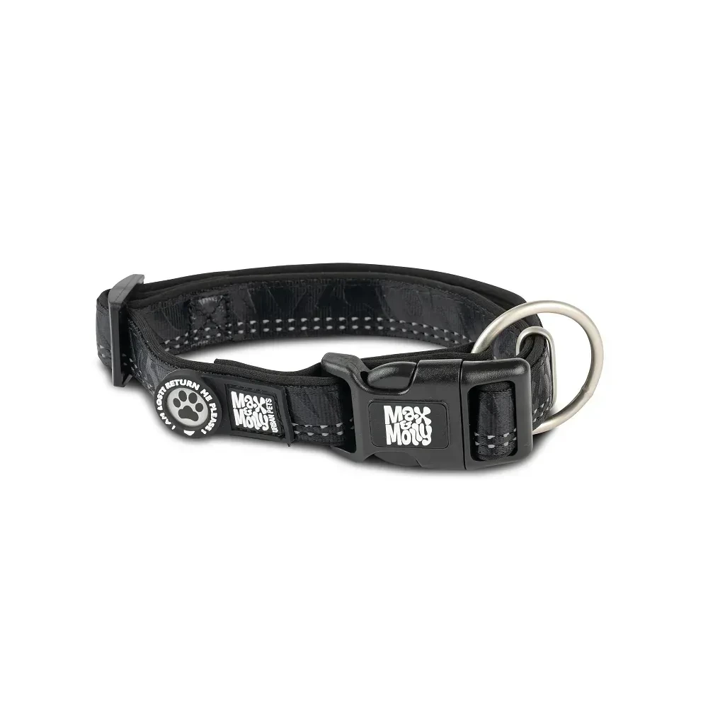 Нашийник для собак Max & Molly Smart ID Collar, Matrix 2.0 Чорний, розмір L