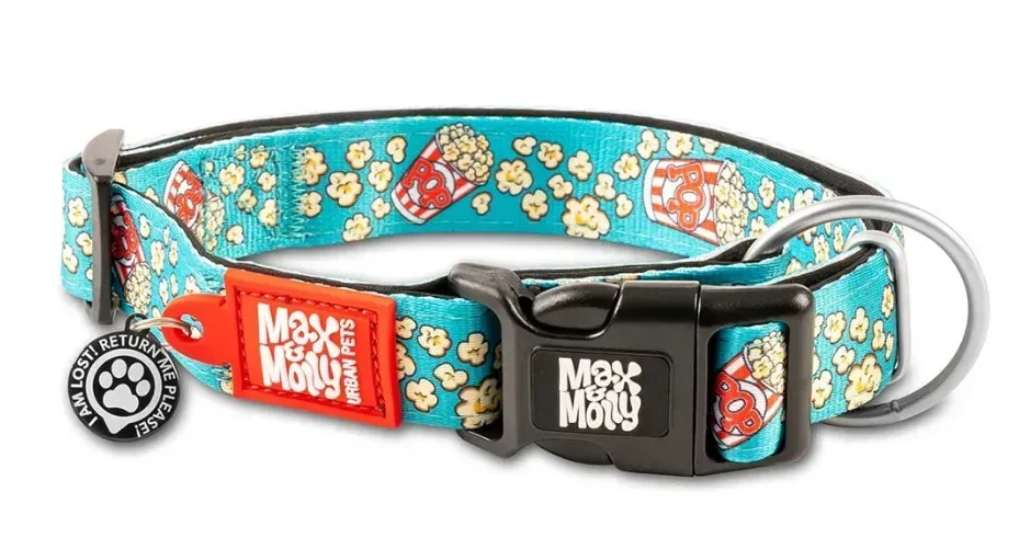 Нашийник для собак Max & Molly Smart ID Collar, Попкорн, M