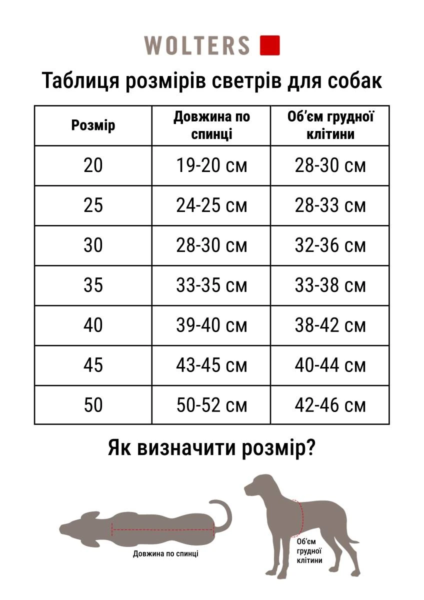 В'язаний светр для собаки Wolters Thore 40 см Червоний