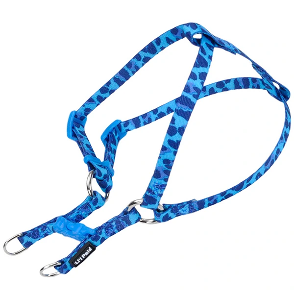 Шлея для собак Coastal Li’l Pals Comfort Dog Harnes, Синій леопард