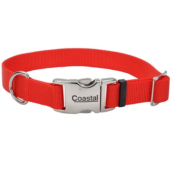Нашийник для собак Coastal Metal Buckle, Червоний