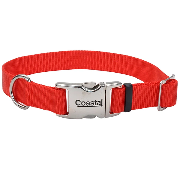 Нашийник для собак Coastal Metal Buckle, Червоний