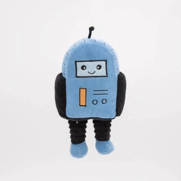 М'яка іграшка для собак робот ZippyPaws Rosco the Robot з пищалкою